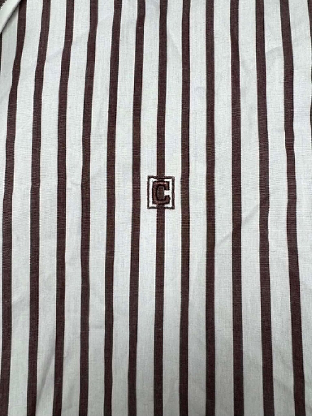 Chaps Est. 1978 Women’s Button-Down Shirt – Black & White Striped size L - Picture 6 of 8